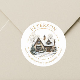 Navidades festivos Nuevas etiquetas de dirección d