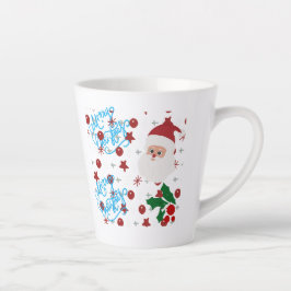 Navidades festivos taza de café con vibraciones de