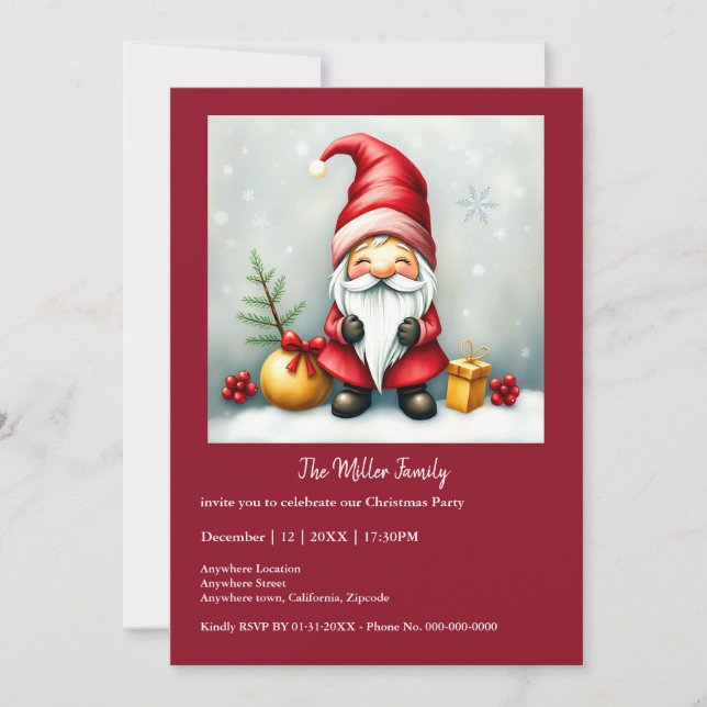 Navidades festivos y acogedores enmascarados (Anverso)