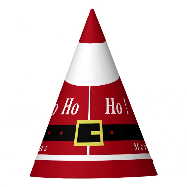 Navidades Fiesta de papel Gorra Funny Santa Design (Anverso)