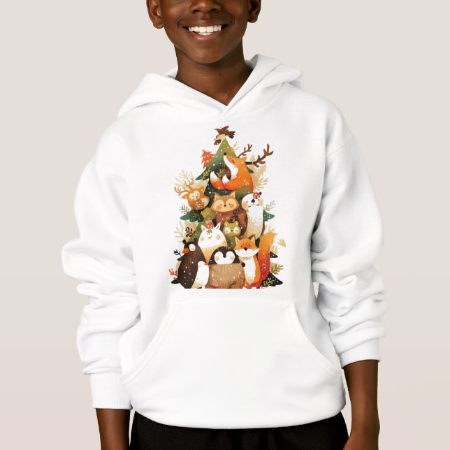 Navidades Fiesta de tambor de animales forestales (Anverso)