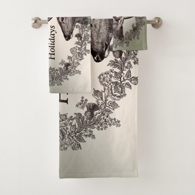 Navidades Fiesta Floral Reno Dorado Invierno (In situ)