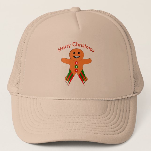 Navidades Fiesta Gingerbread Gorra (Anverso)