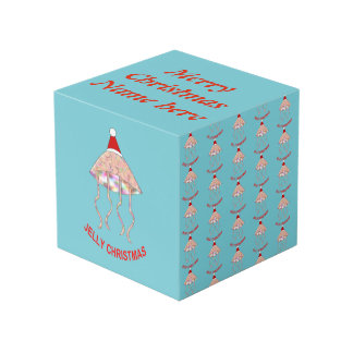 Navidades Fiesta Jellyfish Personalizado Foto Cubo