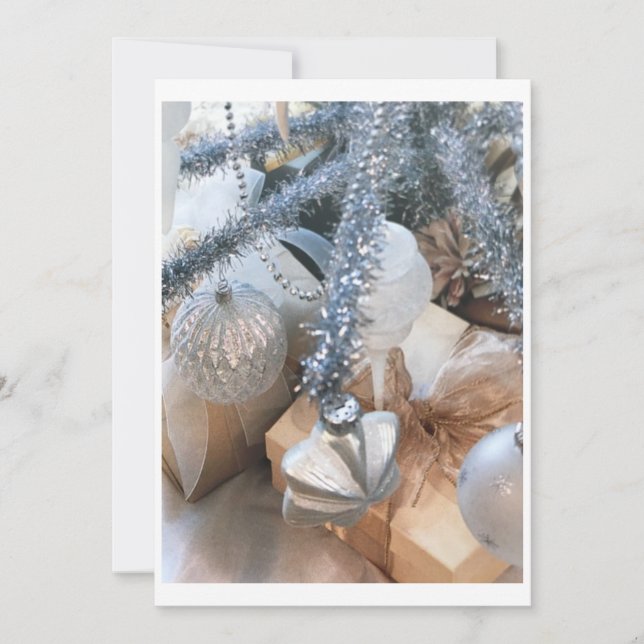 **NAVIDADES FIESTA** NAVIDADES DECORAN INVITACIÓN (Anverso)