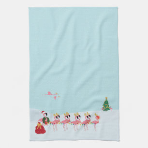 Navidades Flamingos Kitchel Toalla
