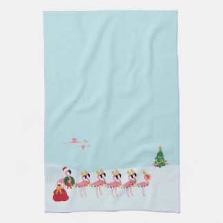 Navidades Flamingos Kitchel Toalla
