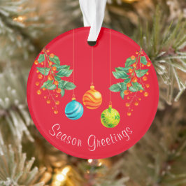 Navidades Florales Y Ornamentos