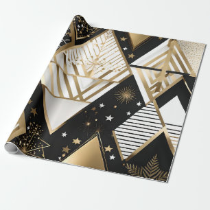navidades formas geométricas envolver papel