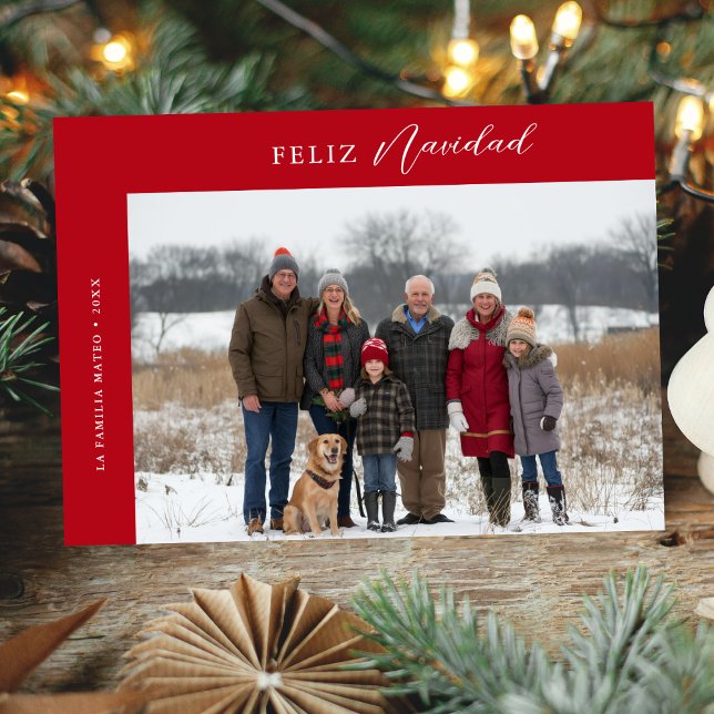 Navidades Foto de familia Feliz Navidad Roja (Subido por el creador)