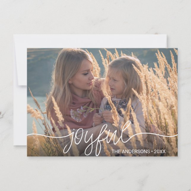 Navidades ・ FOTO DE Hanukkah JOYFUL Gold Confetti (Anverso)