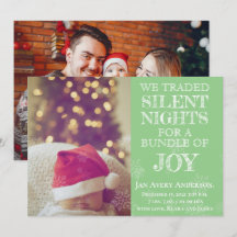 Navidades Foto Invitación del bebé
