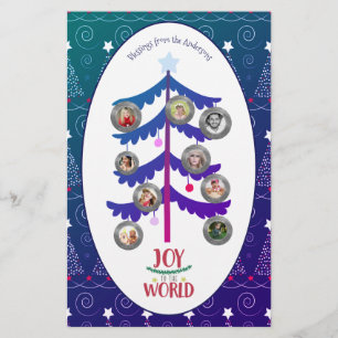Navidades fotografían año tras año carta de árbol