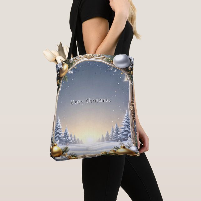 Navidades fotografían bolsa de tocador de vacacion (Detalle)