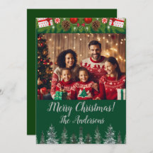 ¡navidades fotografiando Feliz Navidad! tarjeta de