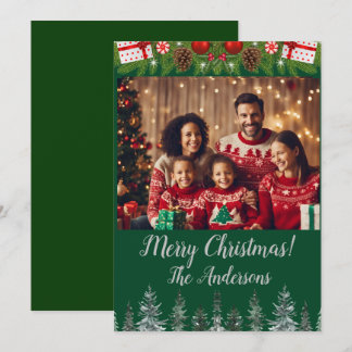 ¡navidades fotografiando Feliz Navidad! tarjeta de