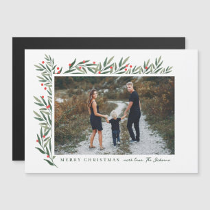 Navidades fotográficos blancos de Winter Greenery