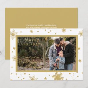 Navidades fotográficos con copos de nieve Moda cal