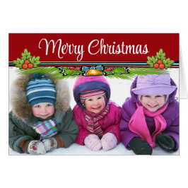 Navidades fotográficos / Tarjeta de vacaciones