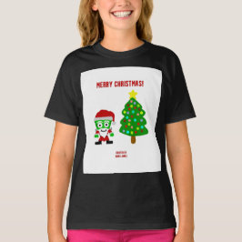 Navidades FrankenCheese Chicas Camiseta Black Basi