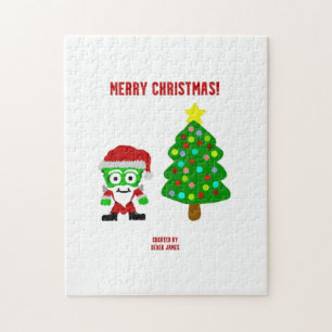 Navidades FrankenCheese Puzzle 28 cm x 35,5 cm