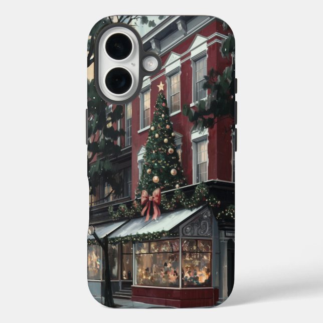 Navidades Funda de iPhone 16 (Reverso )