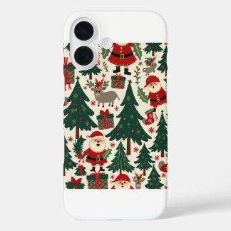 Navidades funda Santa iPhone 16