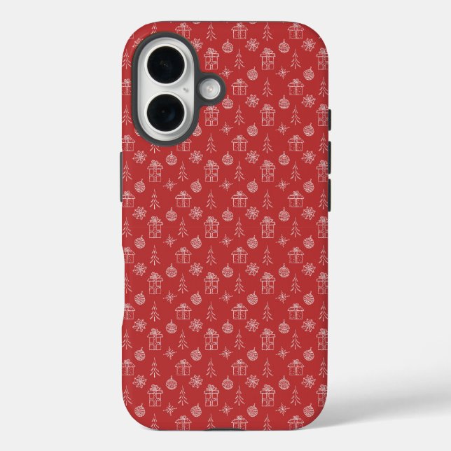Navidades fundas de Apple iPhone 16 (Reverso )