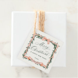 NAVIDADES GARLAND Navidades Frame Gift Etiqueta