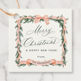 NAVIDADES GARLAND Navidades Frame Gift Etiqueta