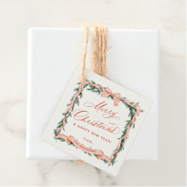 NAVIDADES GARLAND Navidades Frame Gift Etiqueta