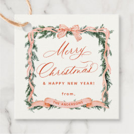 NAVIDADES GARLAND Navidades Frame Gift Etiqueta
