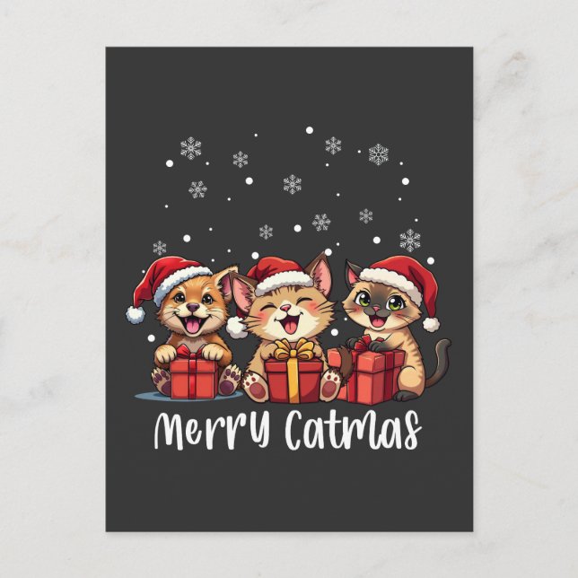 Navidades Gatos Kitty Cats Feliz Navidad (Anverso)
