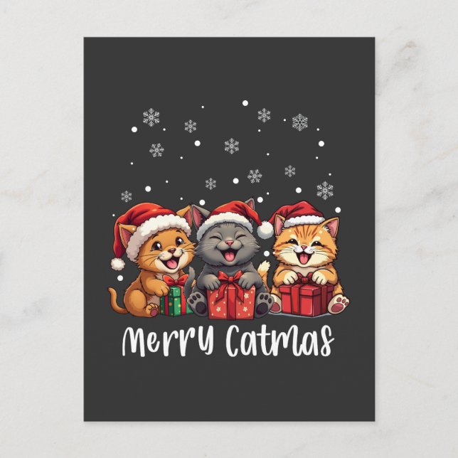 Navidades Gatos Kitty Cats Feliz Navidad (Anverso)