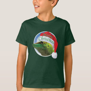 Navidades Gecko - Camiseta básica de las manos de