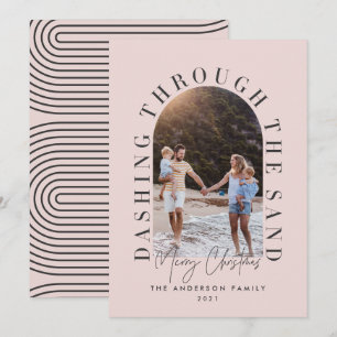 Navidades geográficos modernos recorren la arena