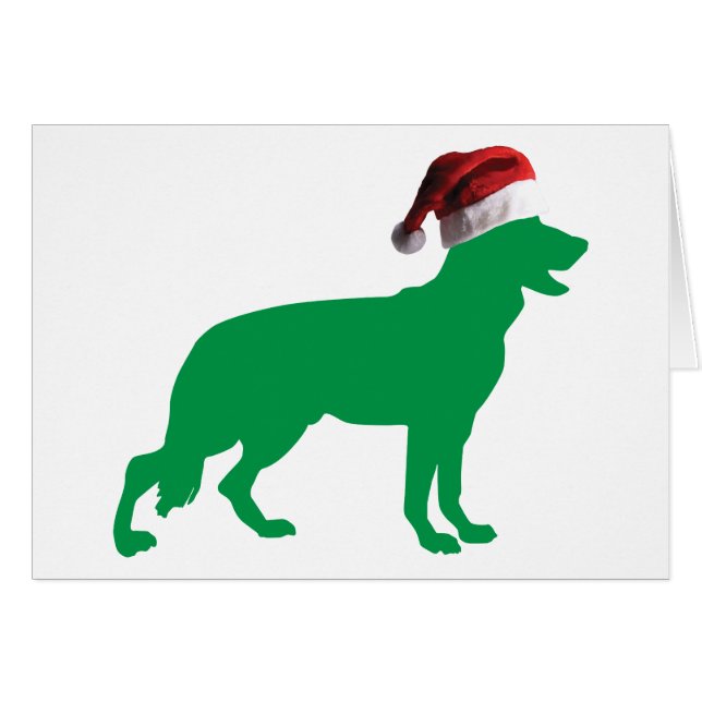Navidades German Shepherd (Anverso (Horizontal))