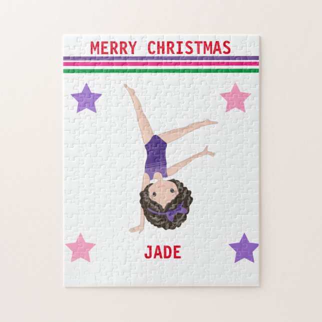 NAVIDADES GIMNASTICS PUZZLE POR CHICAS. (Vertical)