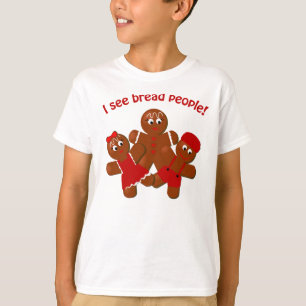 Navidades Gingerbread Bread People Camiseta divert