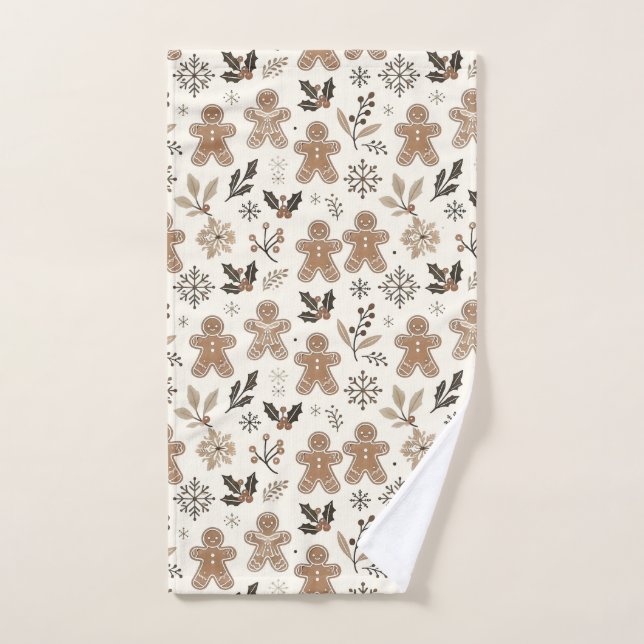Navidades Gingerbread Cookies (Toalla de mano)