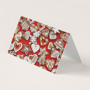 Navidades Gingerbread Cookies Tienden Tarjetas Frí