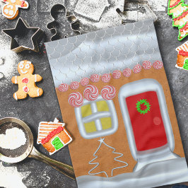 Navidades Gingerbread House Kitchen Toalla