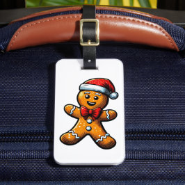 Navidades Gingerbread Man Lumaleta Etiqueta