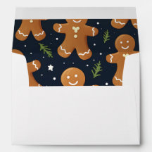 Navidades Gingerbread Men Dirección de Retorno