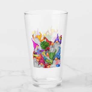 Navidades Glass Happy Gnomes Fiesta