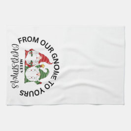 Navidades Gnome Kitchen Tea Toalla