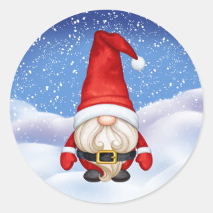 Navidades Gnome Pegatina