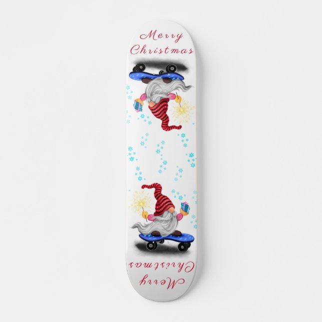 Navidades Gnome Skateboard (Anverso )