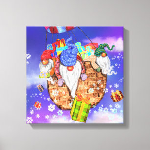 Navidades Gnomes de impresión de lienzo da regalos