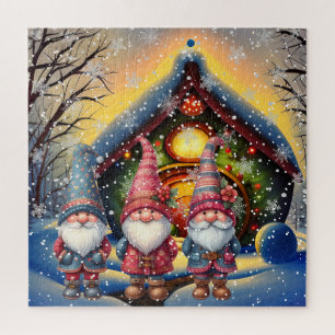 Navidades Gnomes Trio Puzzle